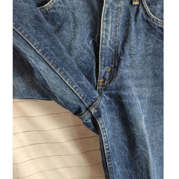 VINTAGE LEVI'S 646 ORANGE TAB 1970'S MEDIUM WASH, sz 31x30 - Picture 6 of 16